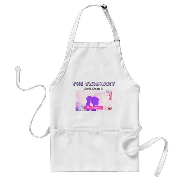 The Visionary Apron – “See It. Create It.” (Front)