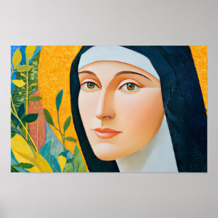 The Visionary Light of Hildegard Poster