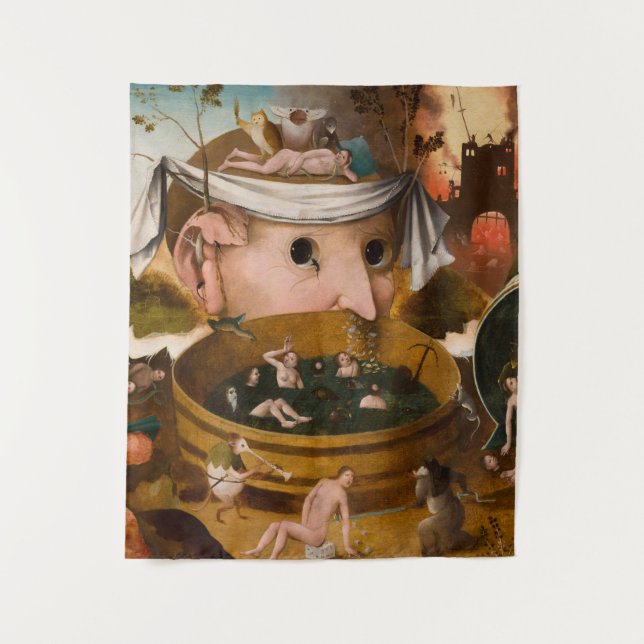 The Visions of Tondal, 1479 by Hieronymus Bosch Tapestry (Front)