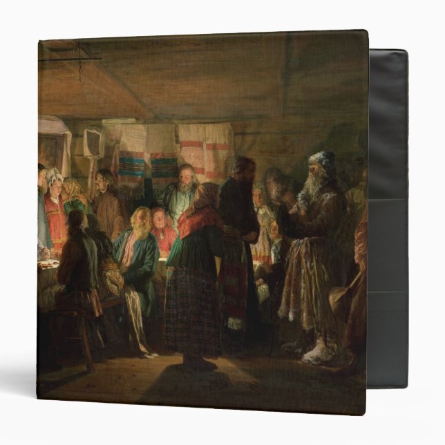 The Visit of a Sorcerer to a Peasant Wedding Binder (Front/Inside)