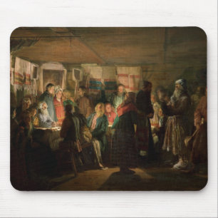 The Visit of a Sorcerer to a Peasant Wedding Mouse Pad