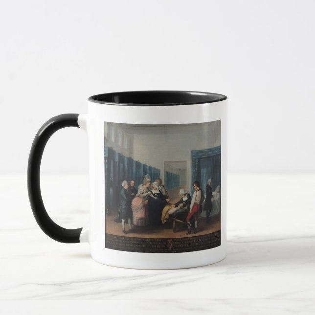 The Visit of Monsieur and Madame Necker Mug (Left)