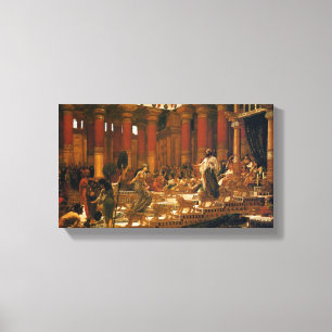The Visit Of The Queen Of Sheba To King Solomon Canvas Print