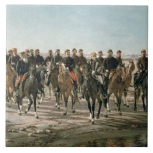 The Visit to the River Negro by General Julio Arge Tile