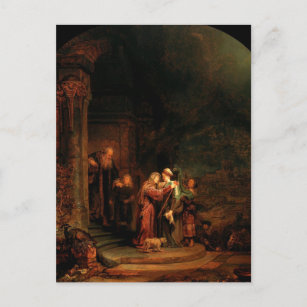 The Visitation by Rembrandt Postcard