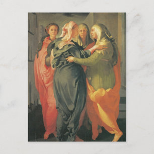 The Visitation - Jacopo Da Pontormo Postcard