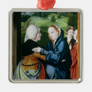 The Visitation Metal Ornament