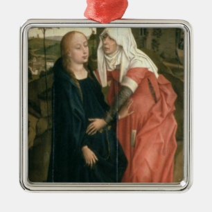 The Visitation Metal Ornament