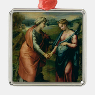The Visitation Metal Ornament