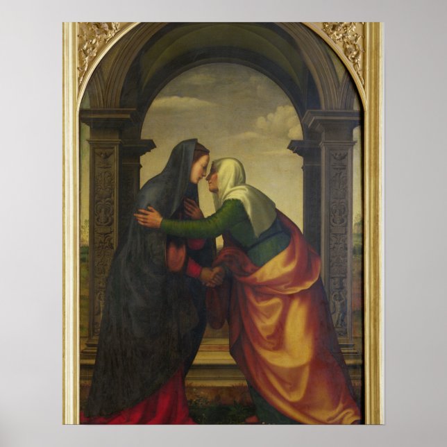 The Visitation of St. Elizabeth to the Virgin Mary Poster (Front)