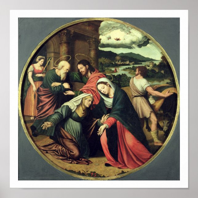 The Visitation (oil on panel) 2 Poster (Front)