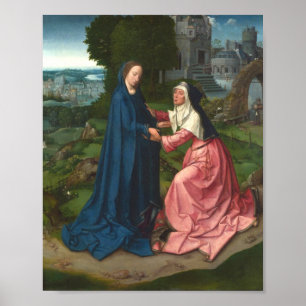 The Visitation Saint Elizabeth To The Virgin Mary Poster