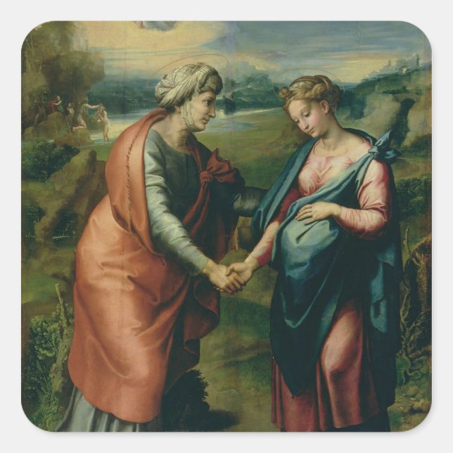 The Visitation Square Sticker (Front)