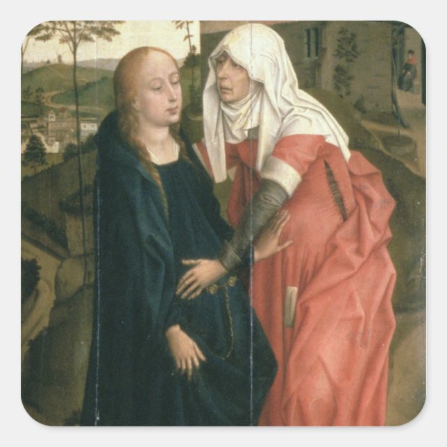 The Visitation Square Sticker (Front)