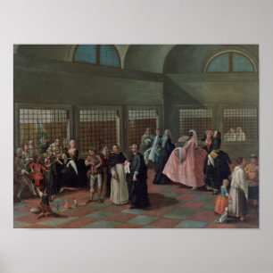 The Visiting Parlour in the Convent Poster
