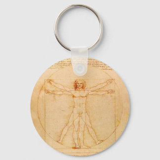 The Vitruvian Man - Leonardo da Vinci Keychain