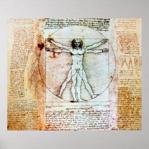 THE VITRUVIAN MAN POSTER