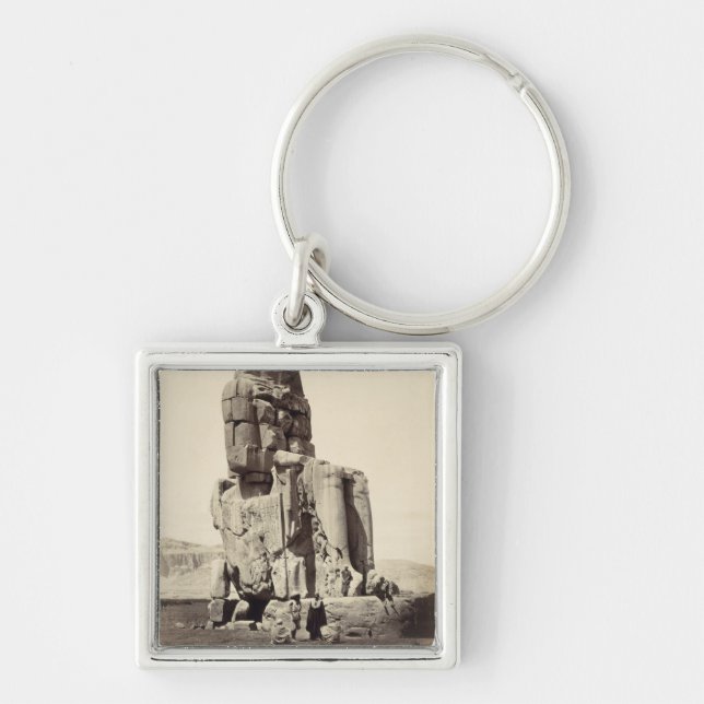 The 'Vocal Memnon', Colossal Statue of Amenhotep I Keychain (Front)