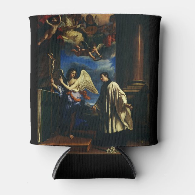 The Vocation of Saint Aloysius Luigi Gonzaga Can Cooler (Front)