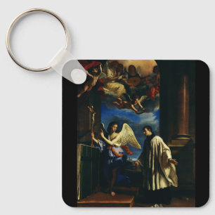 The Vocation of Saint Aloysius Luigi Gonzaga Keychain