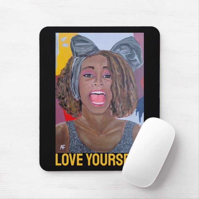 The Voice Painting by Alfred Fox Mouse Pad (With Mouse)