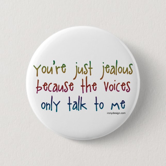 The Voices 2 Inch Round Button (Front)
