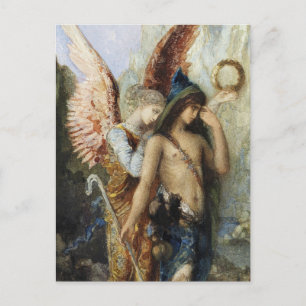 “The Voices” Angel Art by Gustave Moreau Postcard