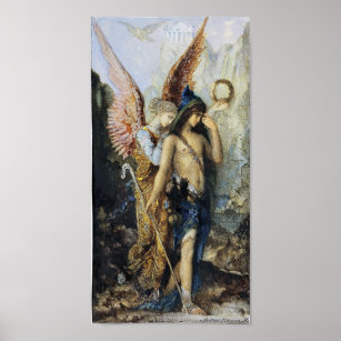 The Voices Watercolor by Gustave Moreau Poster