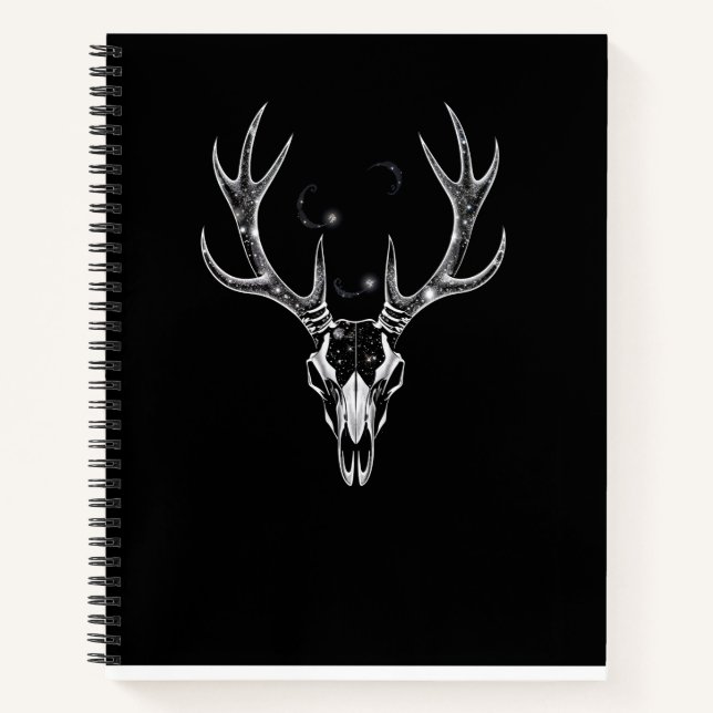 The Void Stag – Skeleton of the Cosmos Notebook (Front)