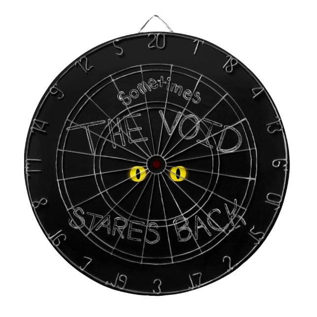 The Void Stares Back Dartboard (Front)