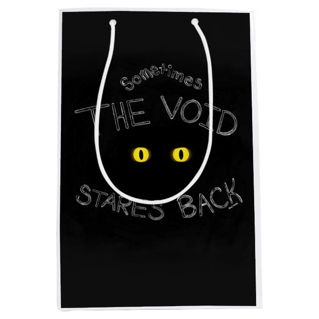 The Void Stares Back Medium Gift Bag (Front)