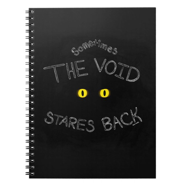 The Void Stares Back Notebook (Front)