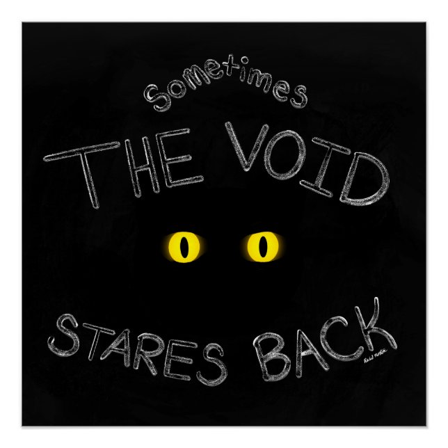 The Void Stares Back Poster (Front)