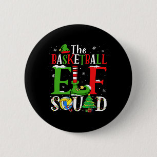 The Volleyball Elf Squad Matching Volleyball Playe 2 Inch Round Button