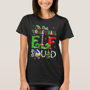 The Volleyball Elf Xmas Elf Hat Scute Ss Cute Sss T-Shirt
