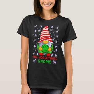The Volleyball Gnome Christmas Funny Family Matchi T-Shirt