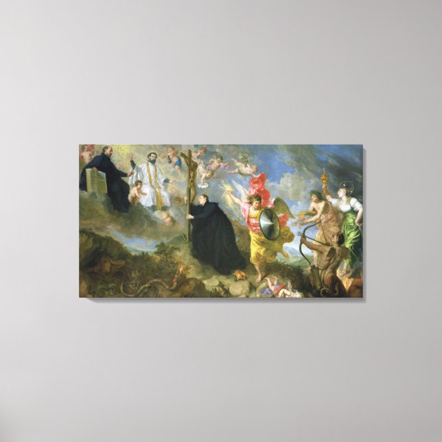 The Vows of Saint Aloysius of Gonzaga Canvas Print (Front)
