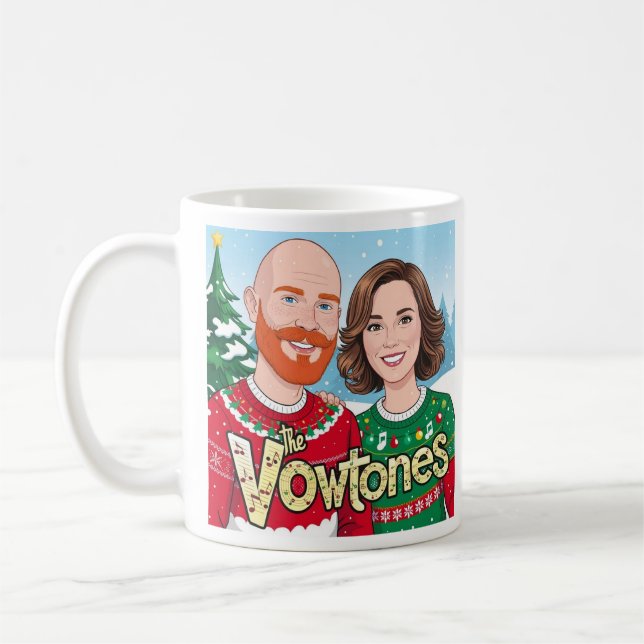 The Vowtones - Christmas Mug (Gauche)