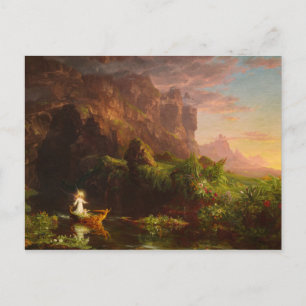The Voyage of Life, Childhood, 1842 by Thomas Cole Invitation Postcard