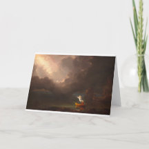 The Voyage of Life: Old Age Greeting Card