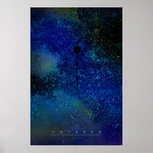 The Voyagers,Reaching for the Stars,Travel Poster
