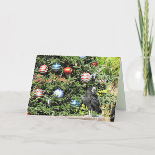 The Vulture's Christmas Tree Greeting Card