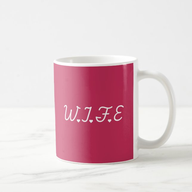 The W.I.F.E mug (Right)