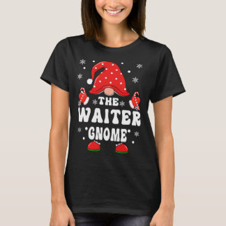 The Waiter Gnome Matching Family Christmas Pajama T-Shirt