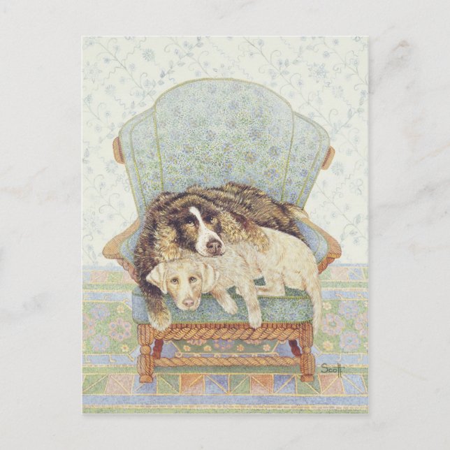 The waiting game postcard (Front)