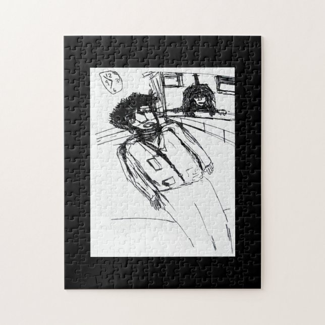 THE WAITING ROOM JIGSAW PUZZLE (Vertical)