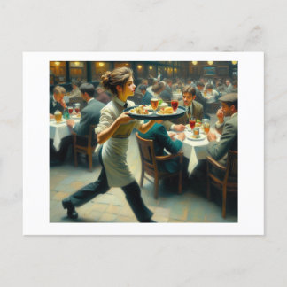 The Waitress,  Postcard