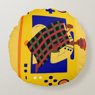 The Waiver Round Pillow