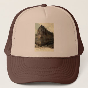 The Waldorf Astoria, New York City 1908 Vintage Trucker Hat