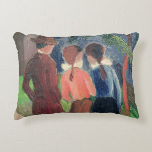 The Walk, 1914 Accent Pillow
